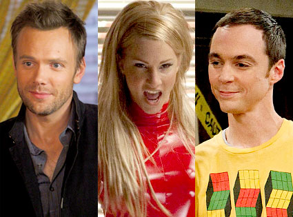 Joel McHale, Community , Heather Morris, Glee, Jim Parsons, The Big Bang Theory Joel McHale, Community , Heather Morris, Glee, Jim Parsons, The Big Bang Theory
